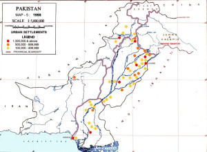 Urban Settlement Map - 1998