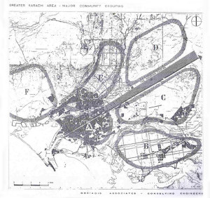 Doxiadas Plan, Greater Karachi Area, Major Community Grouping