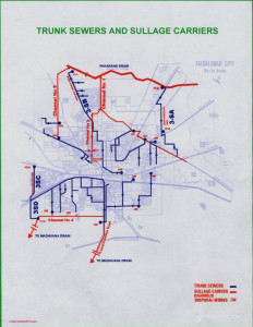 Faisalabad Plan - Trunks, Sewers and Sullage Carriers