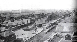 Karachi Harbor - The yards at the harbor entrance and at the south of the harbor, in the 1900s